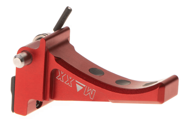Maxx airsoft CNC Aluminum Advanced Speed Trigger for EVO-3 Style D red - Airsoft AEG Triggers - view 2