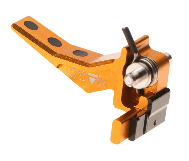Maxx airsoft CNC Aluminum Advanced Speed Trigger for EVO-3 Style B orange - Airsoft AEG Triggers