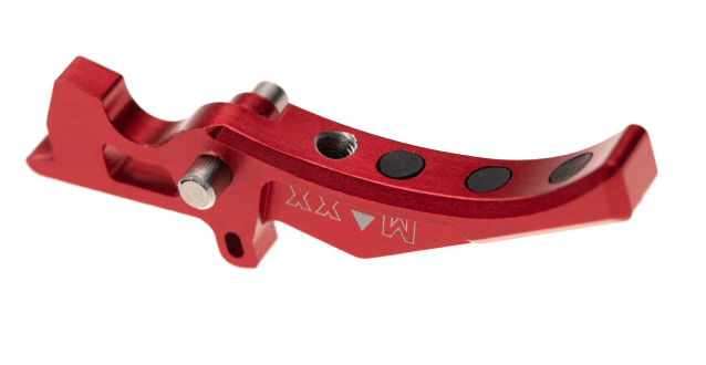 Maxx airsoft CNC Aluminum Advanced Trigger Style D red - Airsoft AEG Triggers - view 2