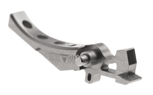 Maxx airsoft CNC Aluminum Advanced Trigger Style D titanium - Airsoft AEG Triggers
