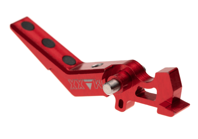 Maxx airsoft CNC Aluminum Advanced Trigger Style A red - Airsoft AEG Triggers