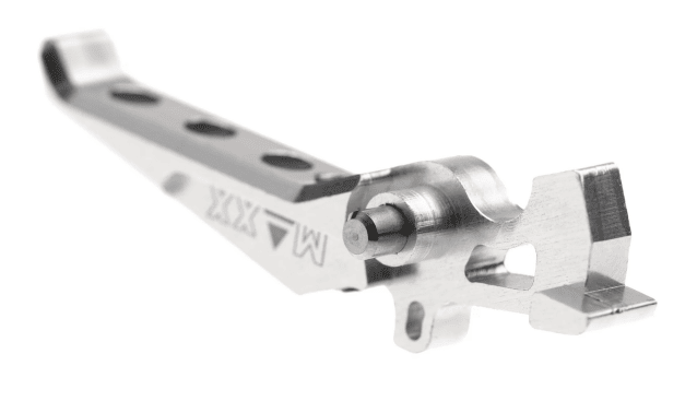 Maxx airsoft CNC Aluminum Advanced Trigger Style E silver - Airsoft AEG Triggers