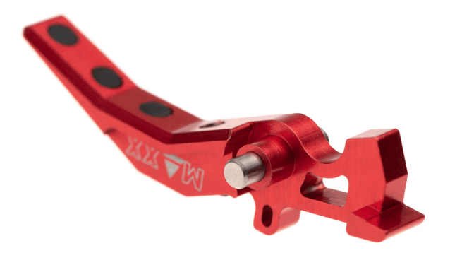 Maxx airsoft CNC Aluminum Advanced Trigger Style C red - Airsoft AEG Triggers
