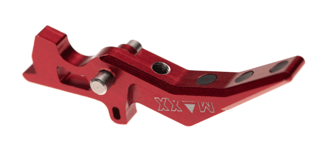 Maxx airsoft CNC Aluminum Advanced Trigger Style B red - Airsoft AEG Triggers - view 2
