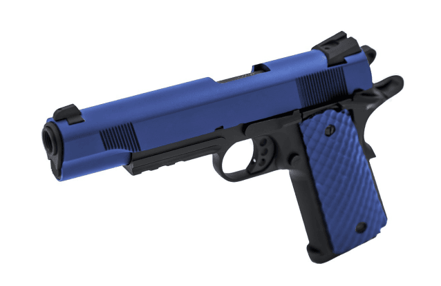 Raven 1911/MEU-R GBB PISTOL (DUAL TONE) (BLUE|BLACK) - Two Tone Airsoft Gun