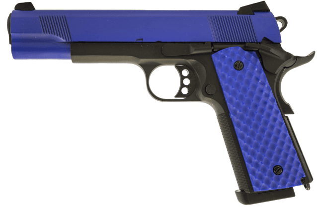 Raven 1911/MEU GBB PISTOL (DUAL TONE) (BLUE|BLACK) - Two Tone Airsoft Gun - view 2