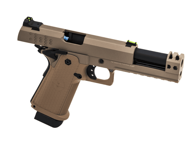 RAVEN HI-CAPA HEX-C GBB PISTOL (TAN) - Airsoft Hi Capa Pistols - view 2