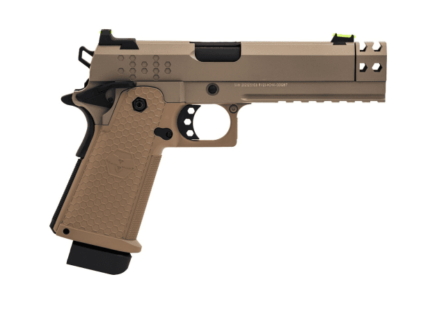 RAVEN HI-CAPA HEX-C GBB PISTOL (TAN) - Airsoft Hi Capa Pistols - view 4