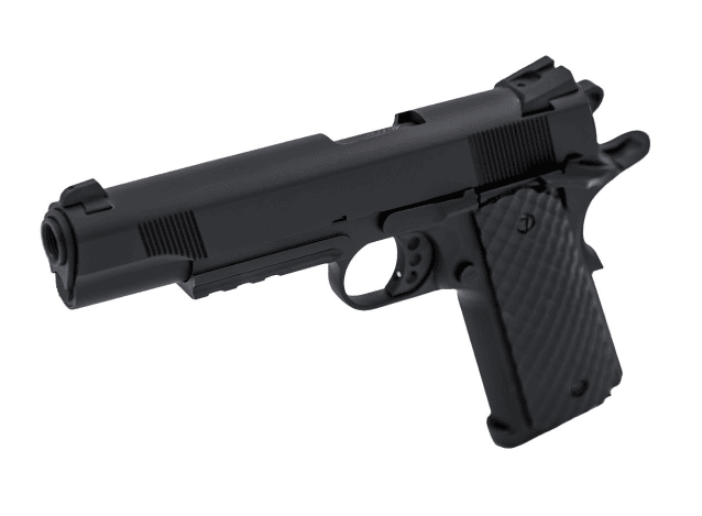 RAVEN 1911/MEU-R GBB PISTOL (BLACK) - Airsoft 1911 Pistols