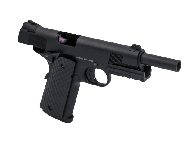 RAVEN 1911/MEU-R GBB PISTOL (BLACK) - Airsoft 1911 Pistols - view 2