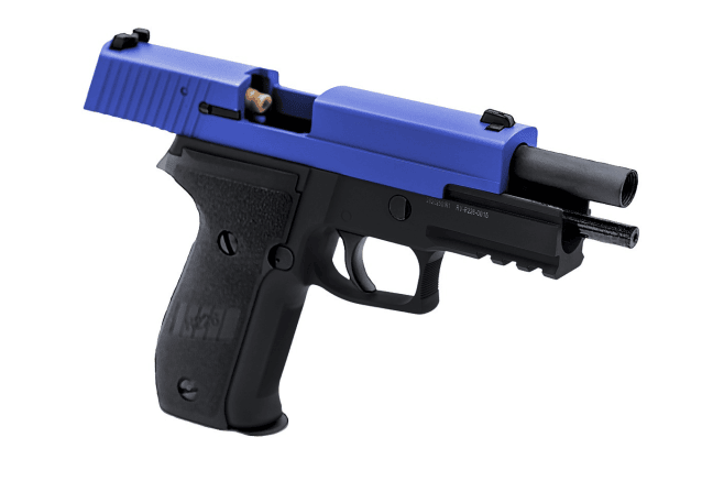 Raven R226-R GBB PISTOL (DUAL TONE) (BLUE|BLACK) - Two Tone Airsoft Gun - view 2