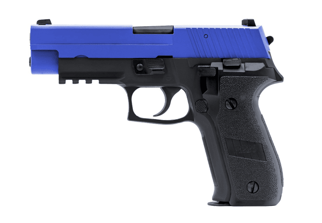Raven R226-R GBB PISTOL (DUAL TONE) (BLUE|BLACK) - Two Tone Airsoft Gun - view 3