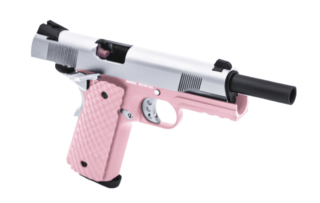Raven 1911/MEU-R GBB PISTOL (SILVER|PINK) - Airsoft 1911 Pistols - view 2