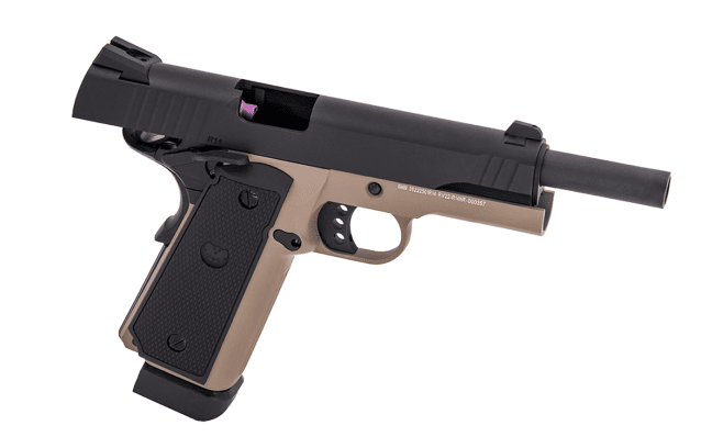 RAVEN R14 GBB PISTOL (BLACK|TAN) - Airsoft Hi Capa Pistols - view 2