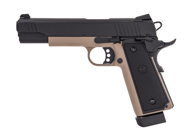 RAVEN R14 GBB PISTOL (BLACK|TAN) - Airsoft Hi Capa Pistols - view 3