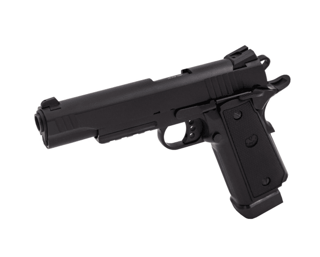 RAVEN R14-R GBB PISTOL (BLACK) - Airsoft Hi Capa Pistols