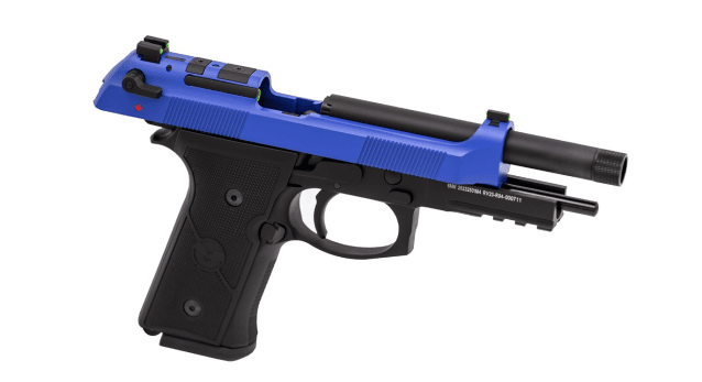 RAVEN R9-4 GBB PISTOL (DUAL TONE) (BLUE|BLACK) - Two Tone Airsoft Gun - view 2