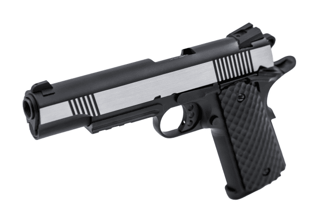 RAVEN 1911/MEU-R GBB PISTOL (SILVER|BLACK) - Airsoft 1911 Pistols