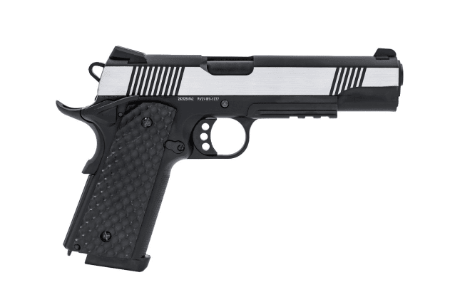 RAVEN 1911/MEU-R GBB PISTOL (SILVER|BLACK) - Airsoft 1911 Pistols - view 4