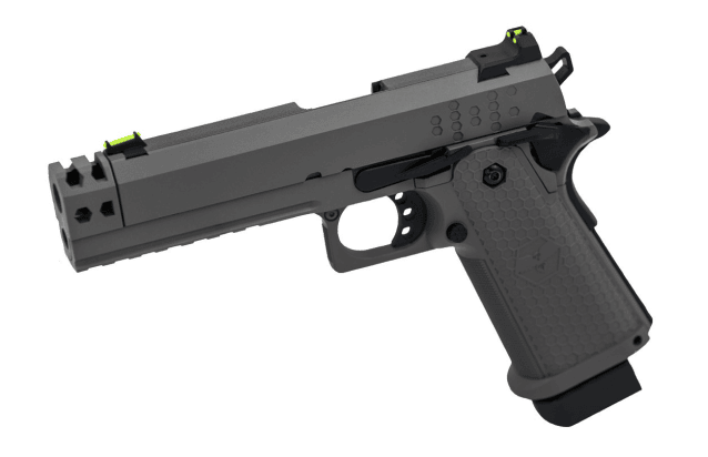 RAVEN HI-CAPA HEX-C GBB PISTOL (GREY) - Airsoft Hi Capa Pistols