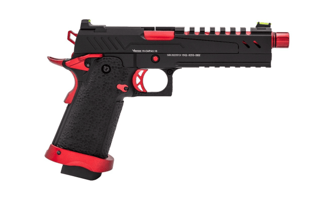 Vorsk HI-CAPA 5.1S GBB PISTOL (BLACK) (RED MATCH) - Airsoft Hi Capa Pistols - view 4