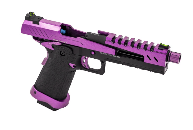 VORSK HI-CAPA 5.1S GBB PISTOL (PURPLE|BLACK) - Two Tone Airsoft Gun - view 2