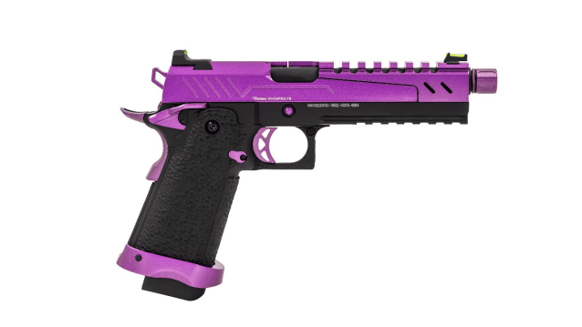 VORSK HI-CAPA 5.1S GBB PISTOL (PURPLE|BLACK) - Two Tone Airsoft Gun - view 3
