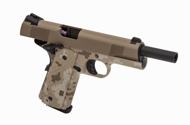 RAVEN 1911/MEU GBB PISTOL (TAN|DIGI DESERT) - Airsoft 1911 Pistols - view 2