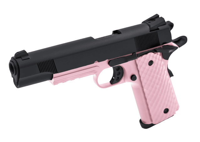 RAVEN - MEU-R (BLACK-PINK) - Airsoft 1911 Pistols