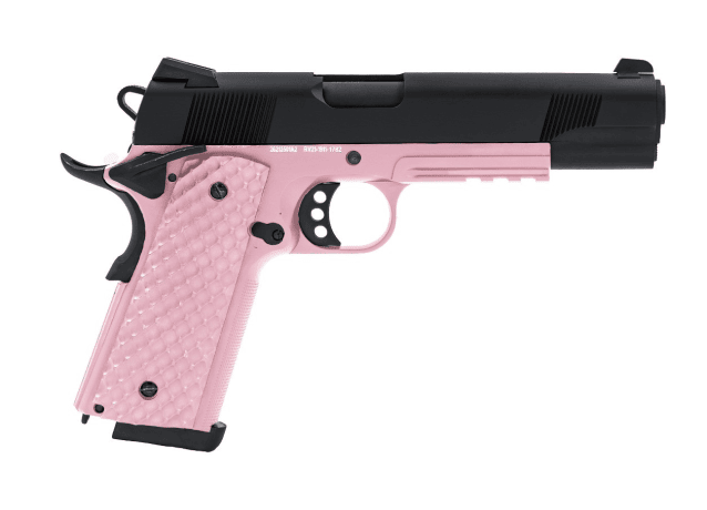 RAVEN - MEU-R (BLACK-PINK) - Airsoft 1911 Pistols - view 4