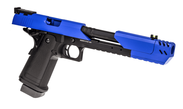 Raven HI-CAPA 7.0 DRAGON GBB PISTOL (DUAL TONE) (BLUE|BLACK) - Two Tone Airsoft Gun - view 4