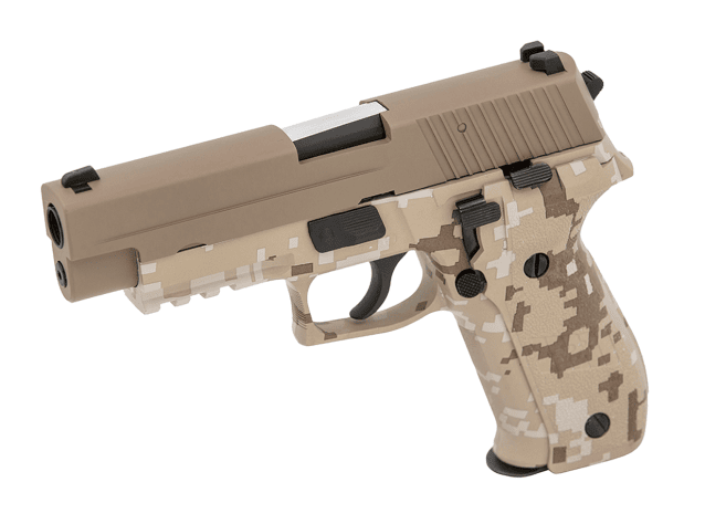 Raven R226-R GBB PISTOL (HYDRO) (TAN|DIGI DESERT) - All Airsoft Gas Pistols