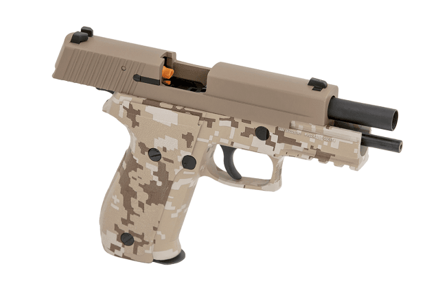Raven R226-R GBB PISTOL (HYDRO) (TAN|DIGI DESERT) - All Airsoft Gas Pistols - view 2