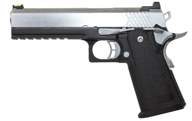 Raven HI-CAPA 5.1 GBB PISTOL (SILVER|BLACK) - Airsoft Hi Capa Pistols