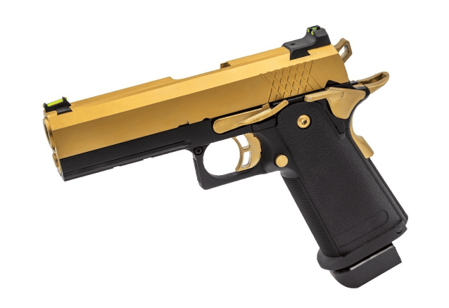 Raven HI-CAPA 4.3 GBB PISTOL (GOLD|BLACK) - Airsoft Hi Capa Pistols
