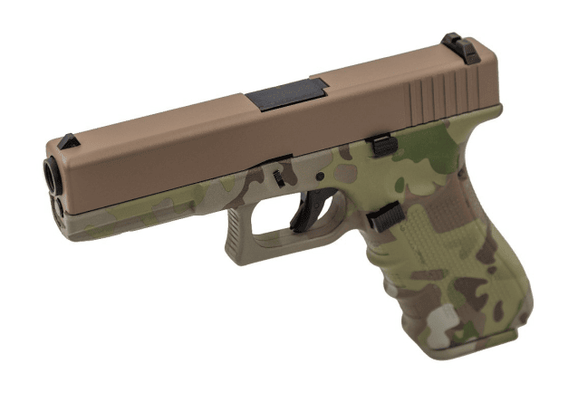 Raven EU7 GBB PISTOL (HYDRO) (TAN|CAMO) - Airsoft G Series / EU Series
