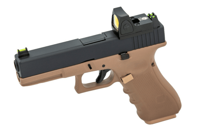 Raven EU7 + RDS GBB PISTOL (TAN) - Airsoft G Series / EU Series