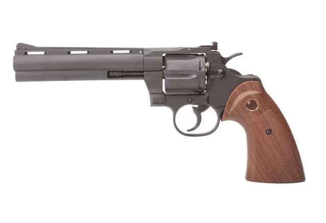 King Arms 6.0"" 357 Custom I-GAS (Full Metal - Black - KA-PG-01-L-GAS) - All Airsoft Gas Pistols