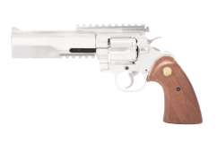 King Arms 357 Evil Gas Revolver (Silver - Full Metal - KA-PG-04-SV-GAS)