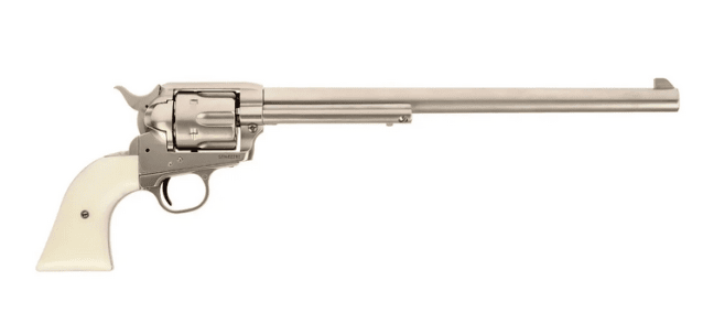 King Arms 11.0" .45 Peacemaker Revolver (Full Metal - Silver - KA-PG-10-L-SV-V2) - All Airsoft Gas Pistols - view 3