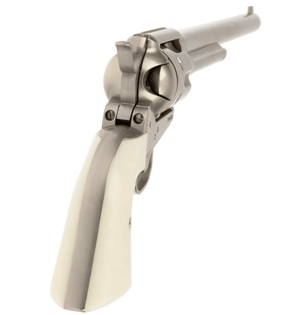 King Arms 11.0" .45 Peacemaker Revolver (Full Metal - Silver - KA-PG-10-L-SV-V2) - All Airsoft Gas Pistols - view 2