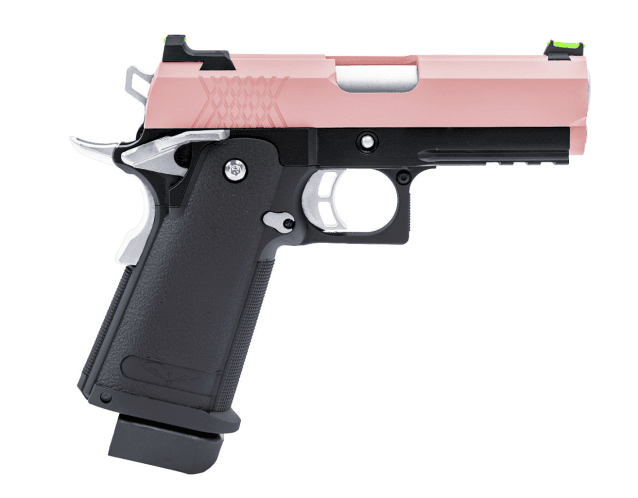 Raven HI-CAPA 3.8 PRO GBB PISTOL (PINK|BLACK) - Two Tone Airsoft Gun - view 4