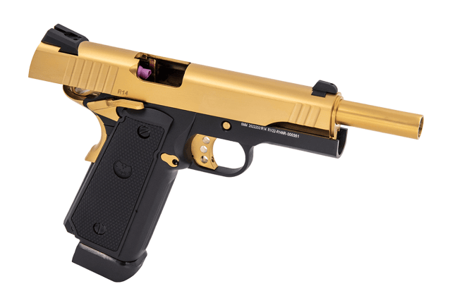 Raven R14 GBB PISTOL (GOLD|BLACK) - Airsoft Hi Capa Pistols - view 2