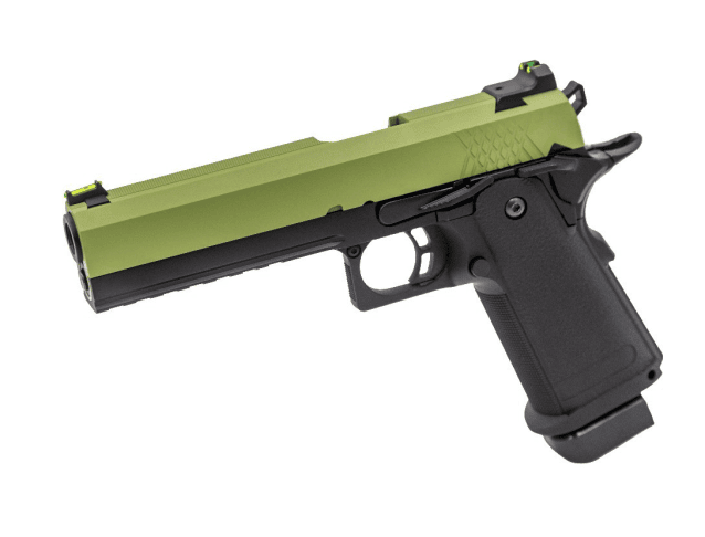 RAVEN - HI-CAPA 5.1 (GREEN-BLACK) - Airsoft Hi Capa Pistols