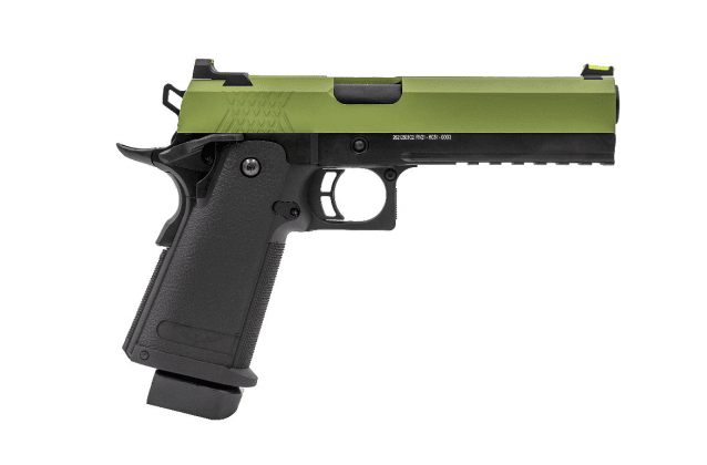 RAVEN - HI-CAPA 5.1 (GREEN-BLACK) - Airsoft Hi Capa Pistols - view 4