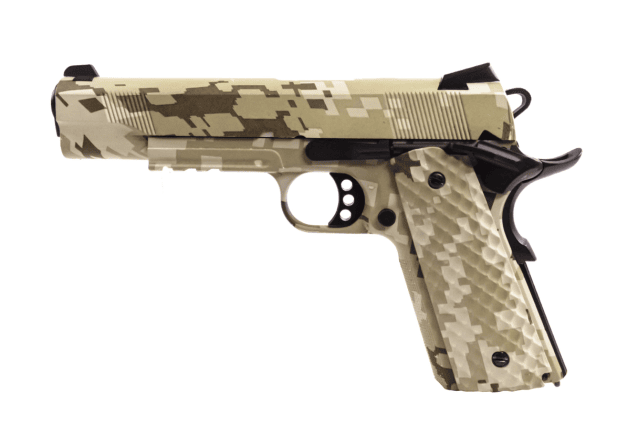 RAVEN 1911/MEU-R GBB PISTOL (DIGI DESERT) - Airsoft 1911 Pistols