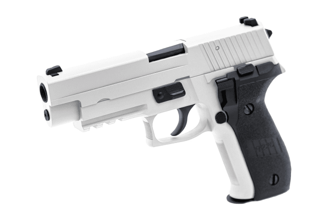 RAVEN R226-R GBB PISTOL (SILVER) - All Airsoft Gas Pistols