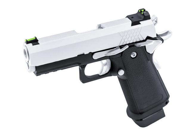RAVEN - HI-CAPA 3.8 PRO (SILVER-BLACK) - Airsoft Hi Capa Pistols