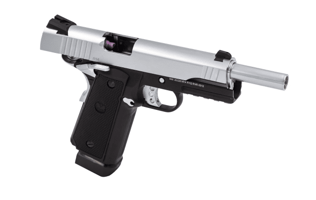 Raven R14-R GBB PISTOL (SILVER|BLACK) - Airsoft Hi Capa Pistols - view 2