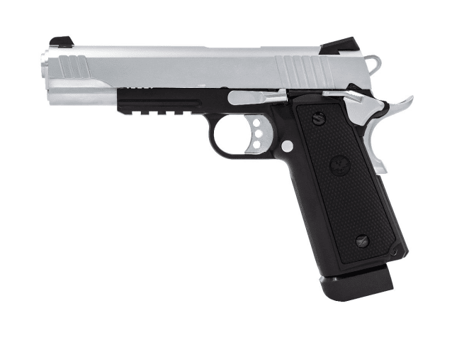Raven R14-R GBB PISTOL (SILVER|BLACK) - Airsoft Hi Capa Pistols - view 3